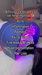Did you know of all these benefits? #ledlighttheraphy #cellumalighttherapy