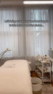 Those of you who know me will laugh hard at this one. I’m notorious for forgetting to take before and after pictures. In my defense I get so caught up with my clients and their skin that it escapes my mind. I do genuinely try though, A for effort, eh?
#westloopskincare #buccalmassagechicago #chicagoskincarequeen