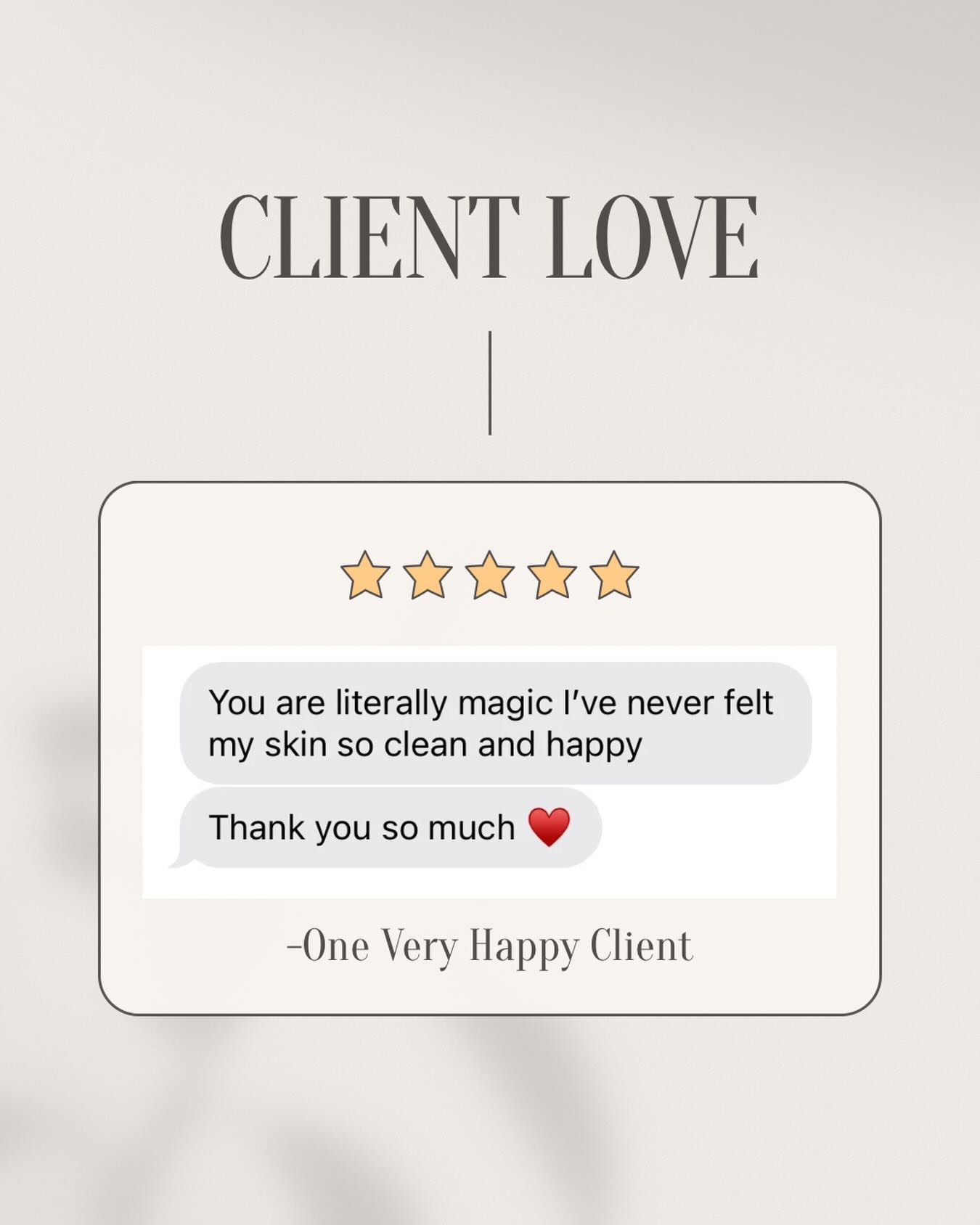 Getting messages like this 🫶✨truly means the world.